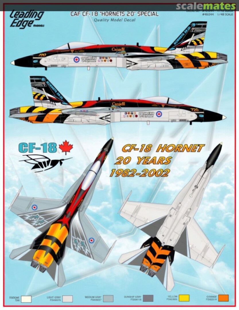 Boxart CAF CF-18 "Hornets 20" Special 32.09 Leading Edge