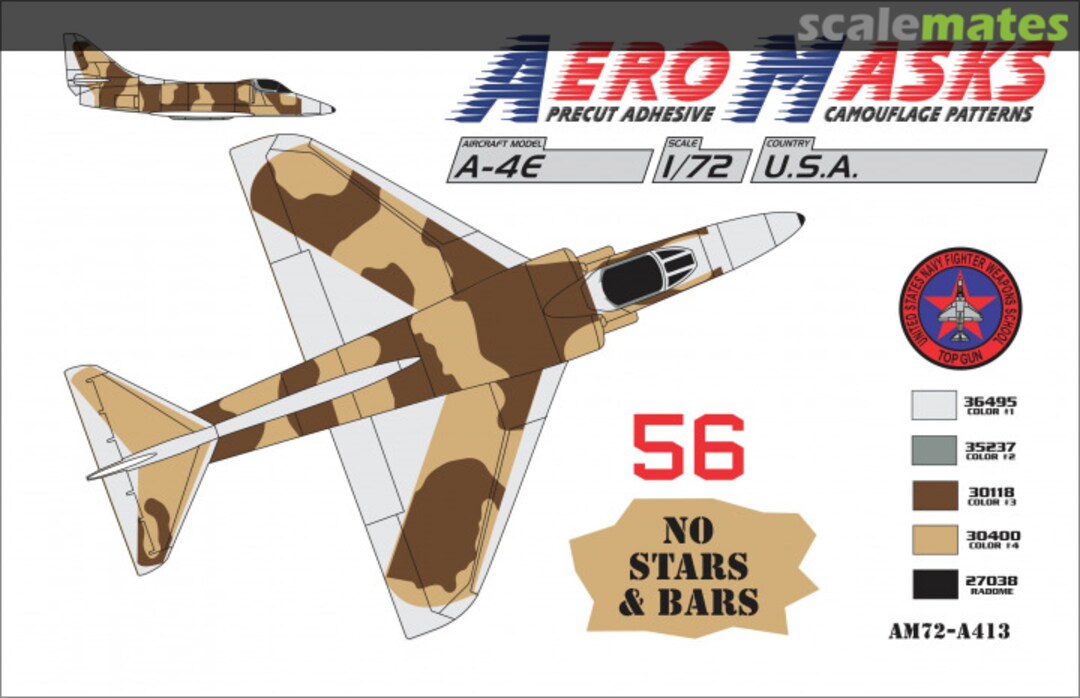 Boxart A-4E MiG Pattern AM72-A413 AeroMasks