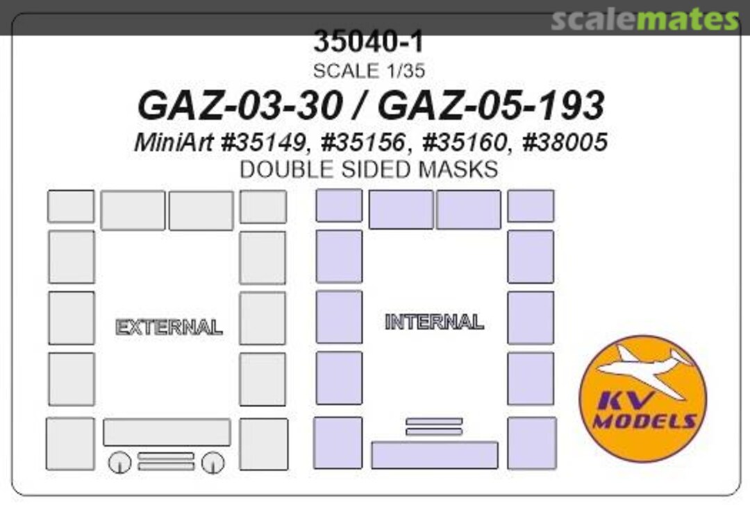 Boxart GAZ-03-30 & GAZ-05-193 35040-1 KV Models