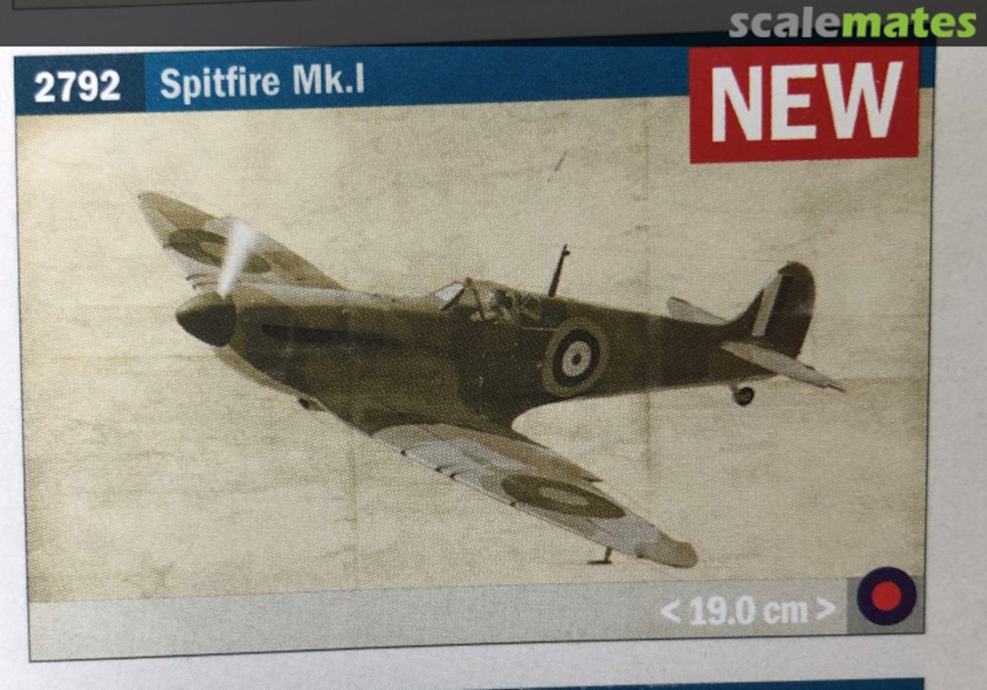 Boxart Spitfire Mk.I 2792 Italeri