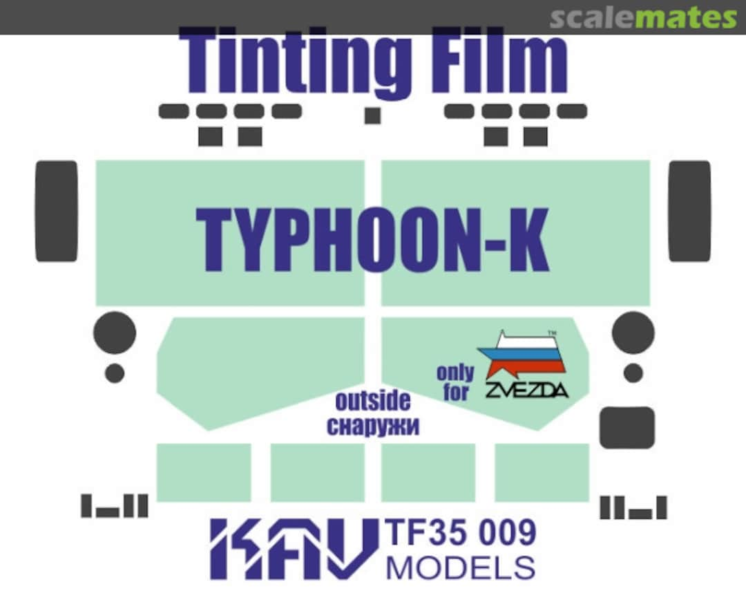 Boxart Typhoon-K tinting film KAV TF35 009 KAV models