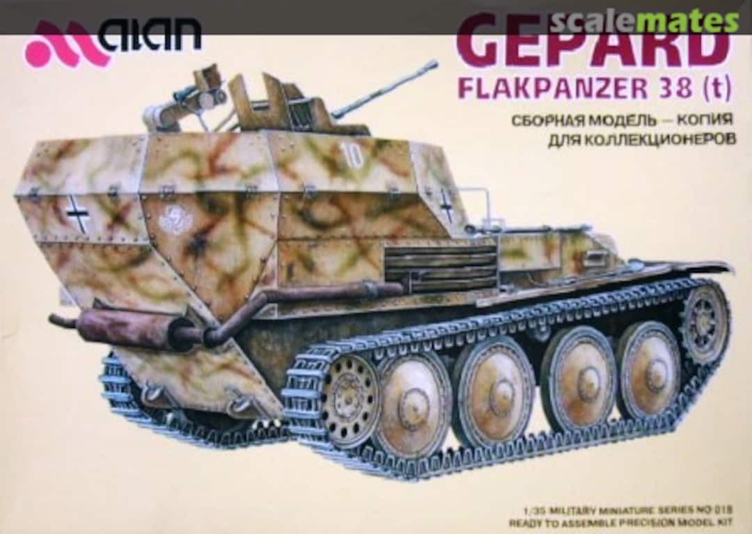 Boxart Gepard Flakpanzer 38 (t) 018 Alan