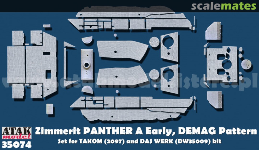 Boxart ZIMMERIT PANTHER A Early, DEMAG Pattern 35074 Atak Model