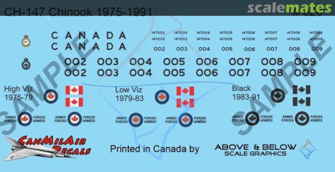 Boxart Boeing CH-147 Chinook 020 Above & Below Graphics
