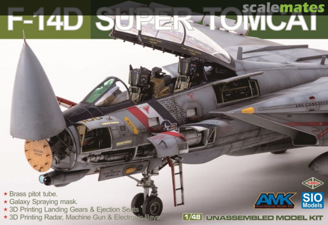 Boxart F-14D Super Tomcat K48003 SIO Models