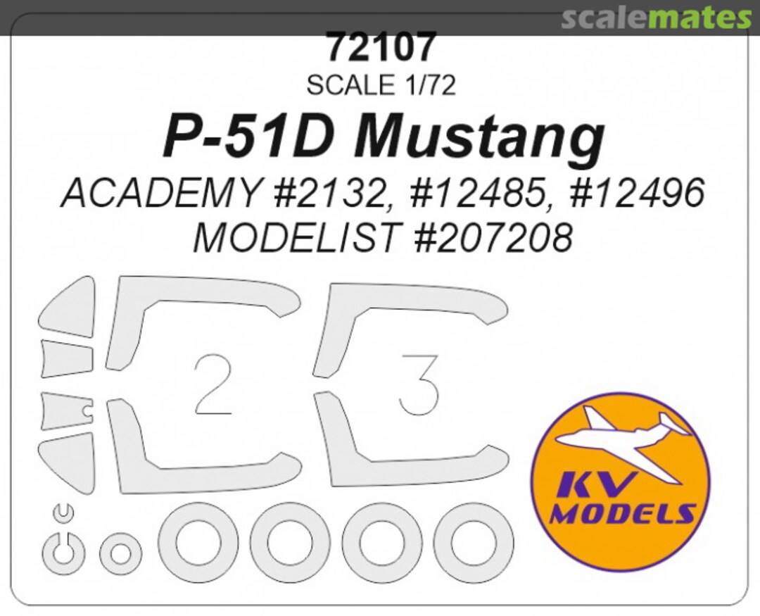 Boxart P-51D Mustang 72107 KV Models