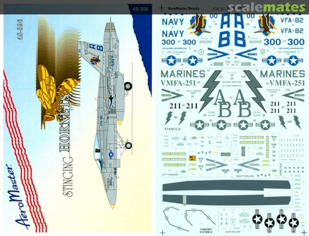 Boxart Stinging Hornets Pt. III 48-396 AeroMaster