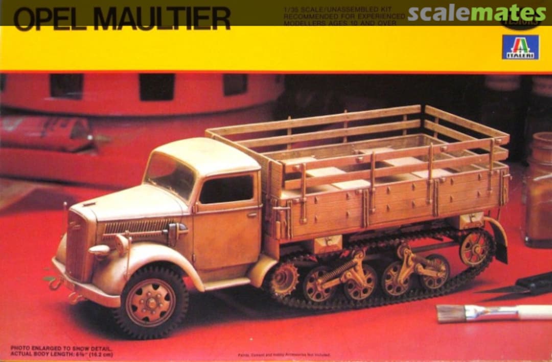 Boxart Opel Maultier 814 Testors/Italeri