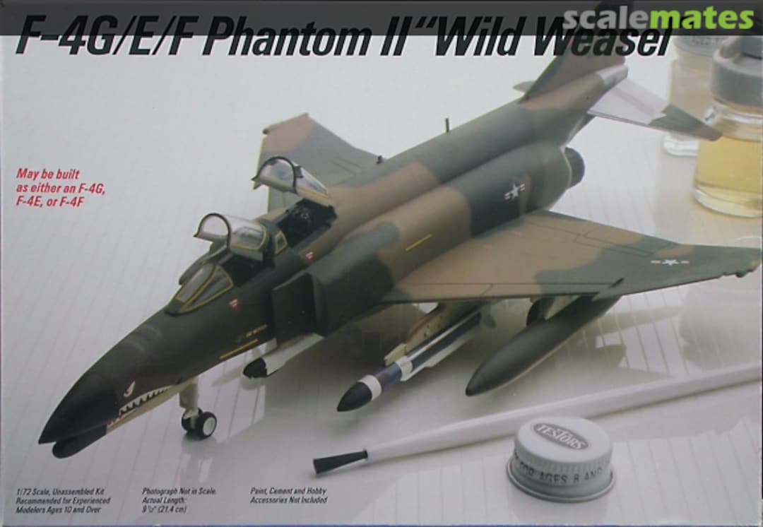 Boxart F-4G/E/F Phantom II 'Wild Weasel' 684 Testors