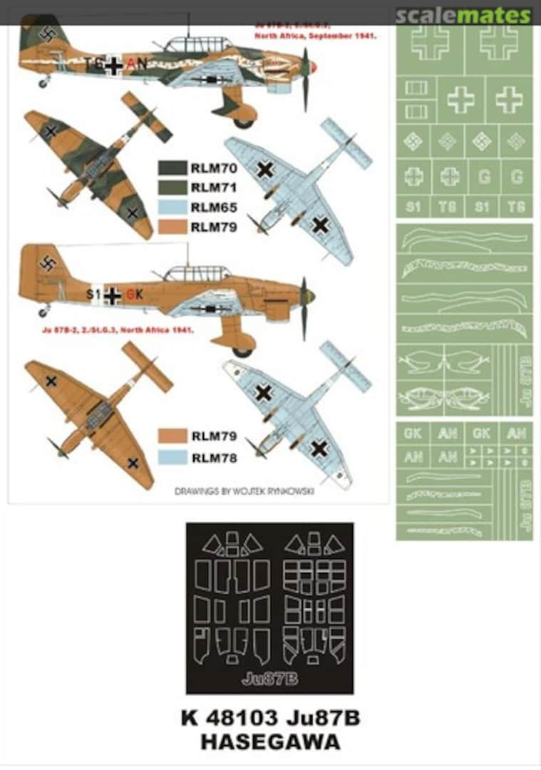 Boxart Junkers Ju 87B-2 Stuka K48103 Montex