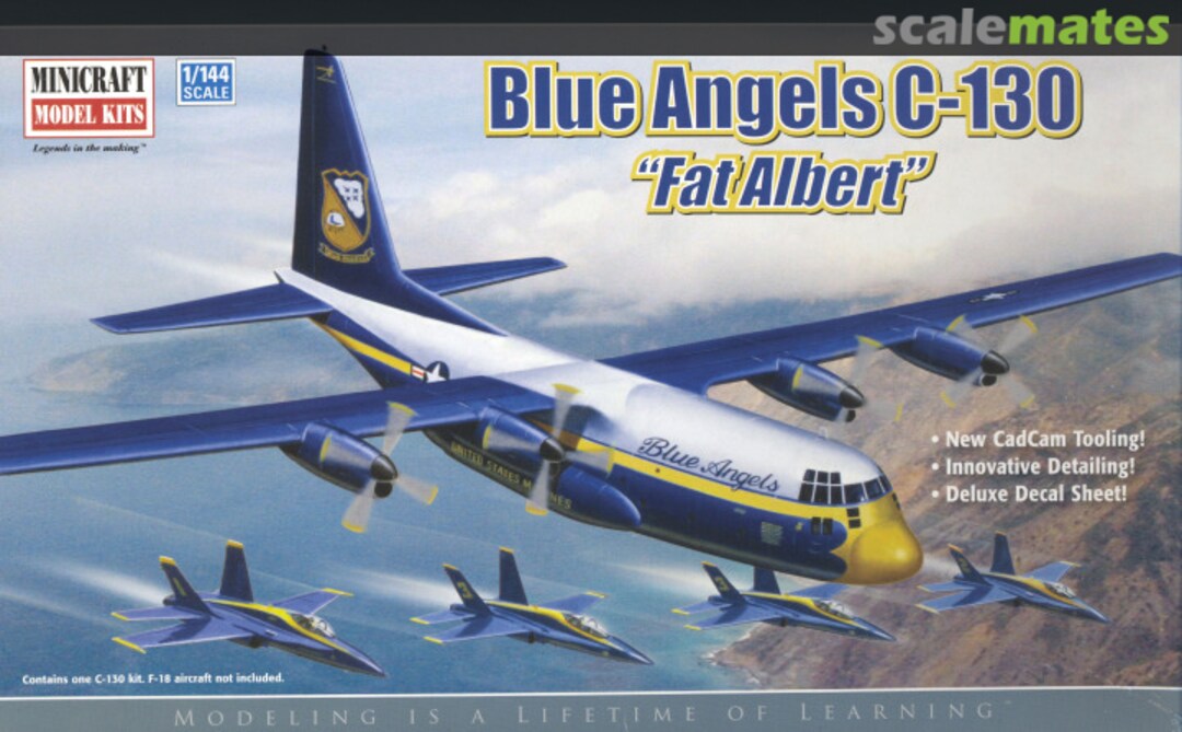 Boxart Blue Angels C-130 "Fat Albert" 14570 Minicraft Model Kits