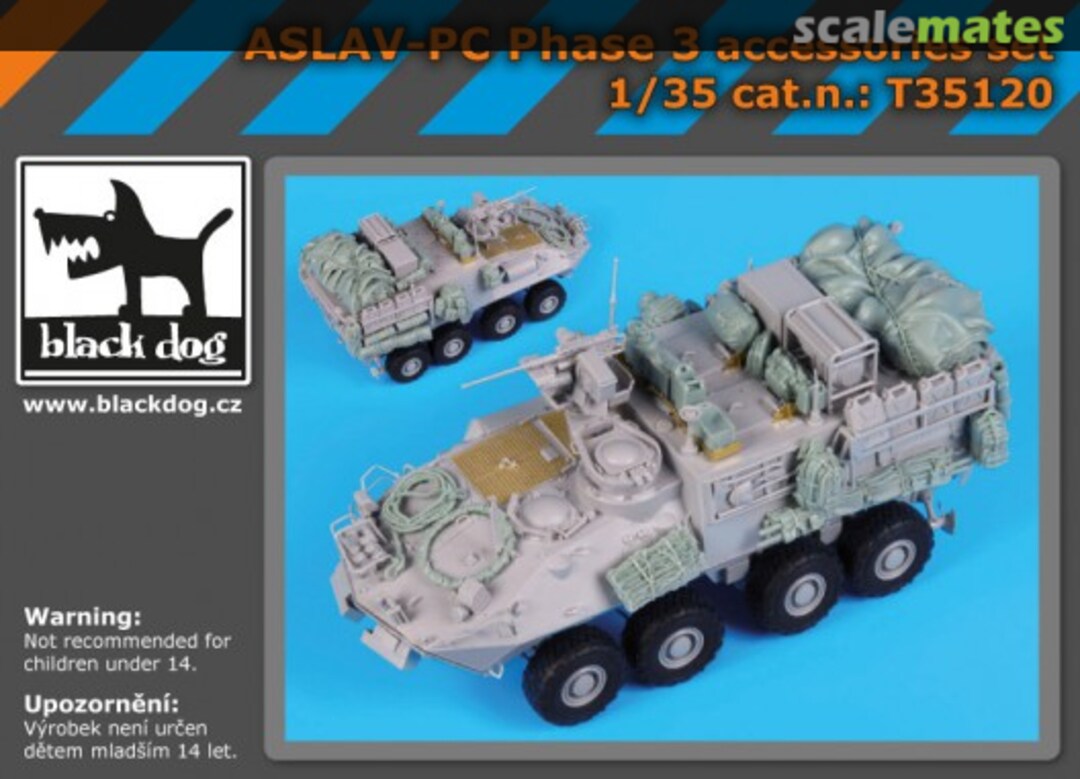 Boxart ASLAV -PC Phase 3 - Accessories Set T35120 Black Dog