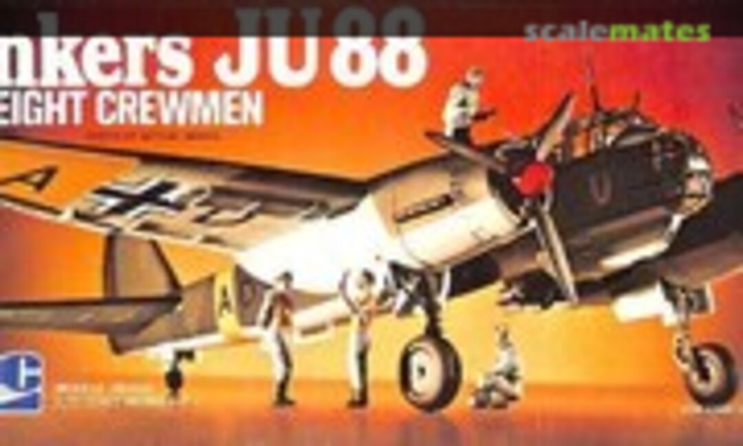 1:72 Junkers Ju 88 With Eight Crewmen (MPC 2-0203)