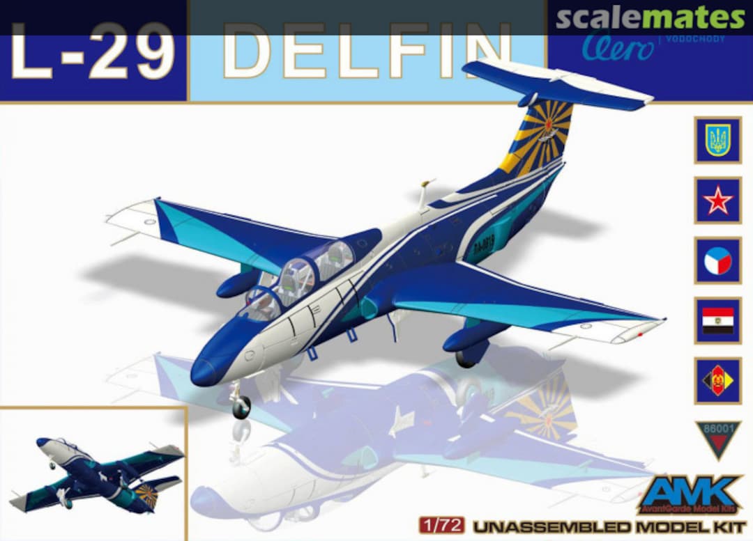 Boxart L-29 Delfin 86001 AvantGarde Model Kits