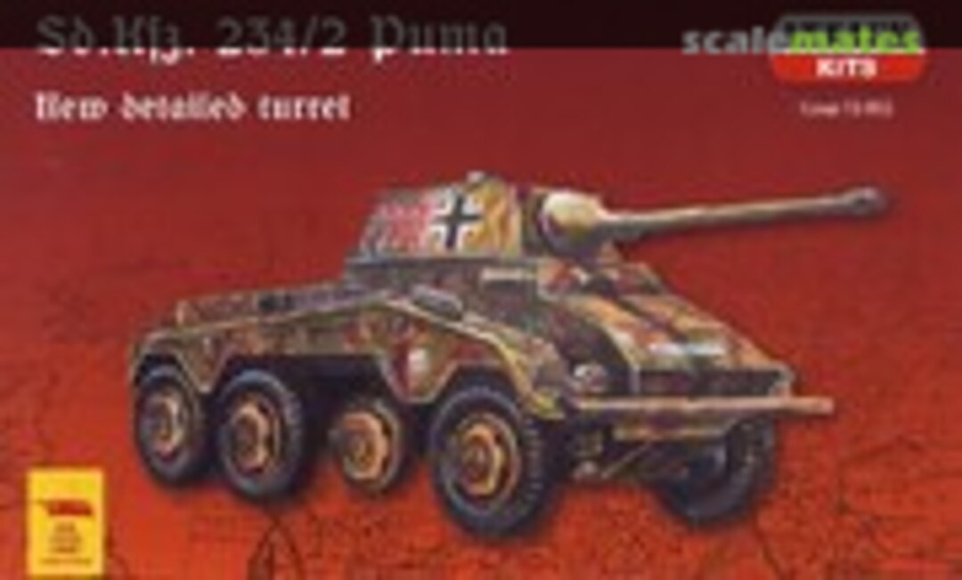 1:72 Sd Kfz 234/2 'Puma' new detailed Turret (Attack Hobby Kits 72-002)