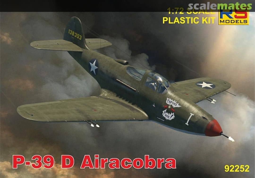 Boxart Bell P-39D Airacobra 92252 RS Models