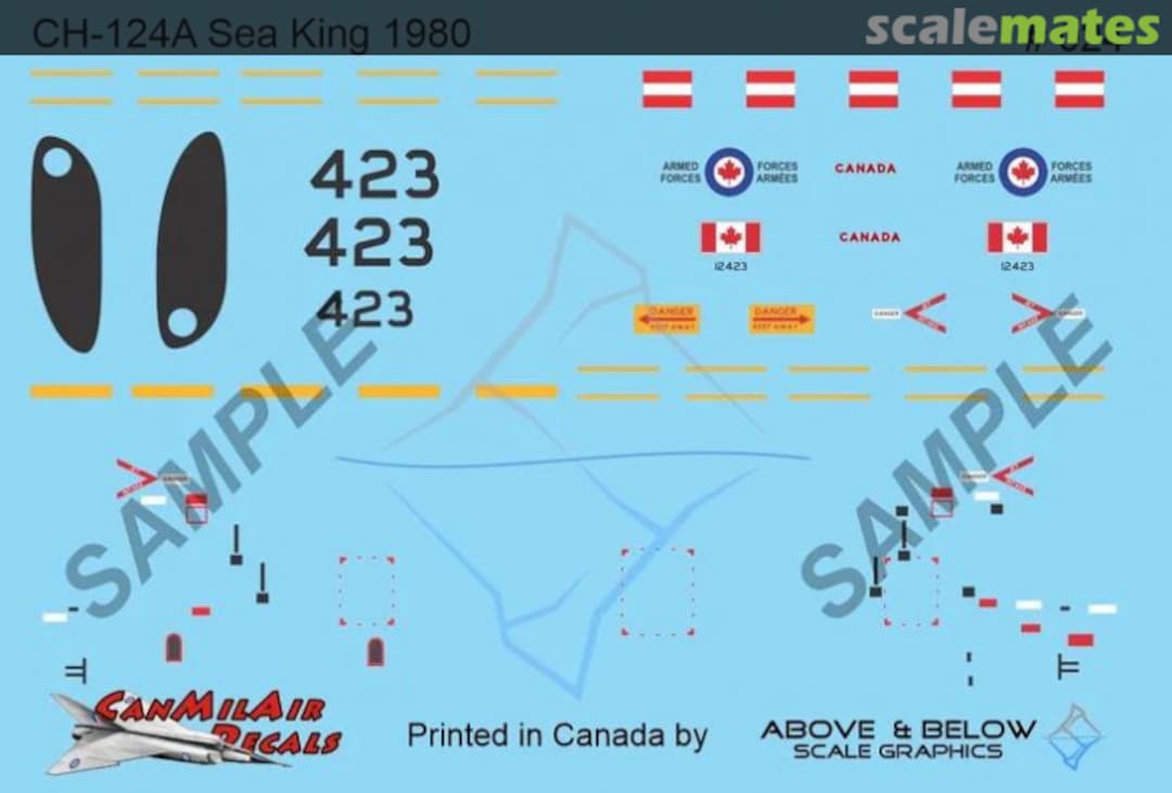 Boxart Sikorsky CH-124 Sea King 024 Above & Below Graphics