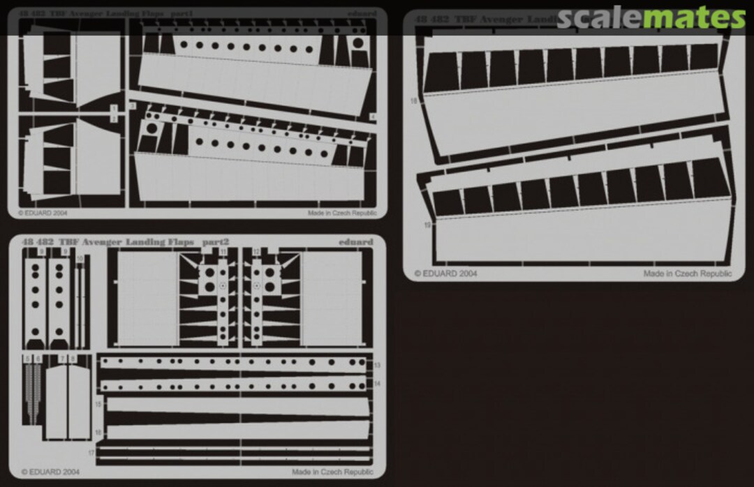 Boxart TBF Avenger Landing Flaps 48482 Eduard