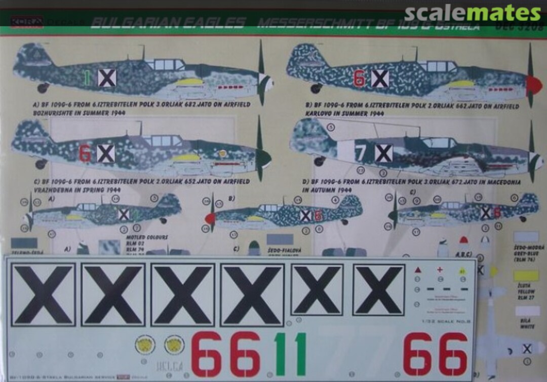 Boxart Messerschmitt Bf 109G-6 DEC3208 Kora Models