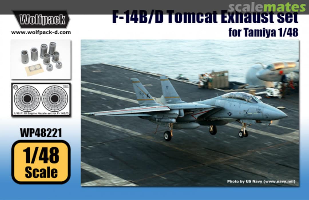 Boxart F-14B/D Tomcat Exhaust set WP48221 Wolfpack