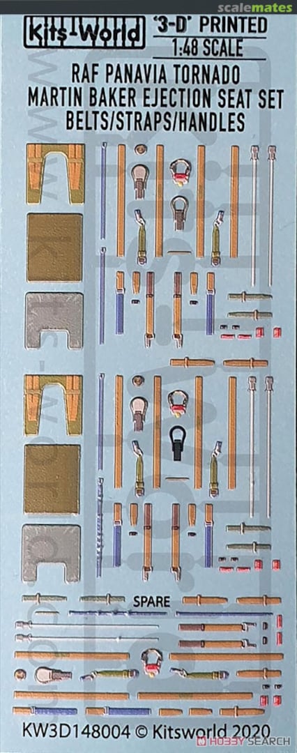 Boxart RAF Panavia Tornado + MB Ejection Seat Set KW3D148004 Kits-World