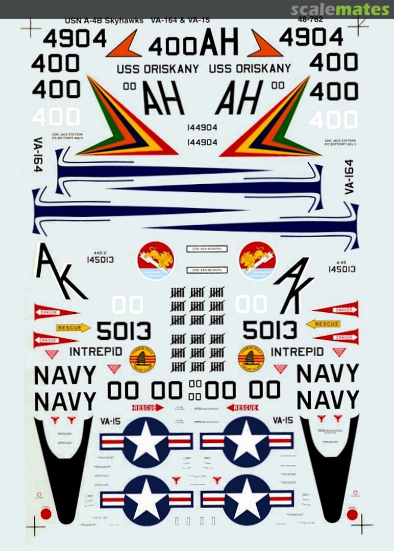 Boxart USN A4D-2 (A-4B) Skyhawk 48-0762 SuperScale International