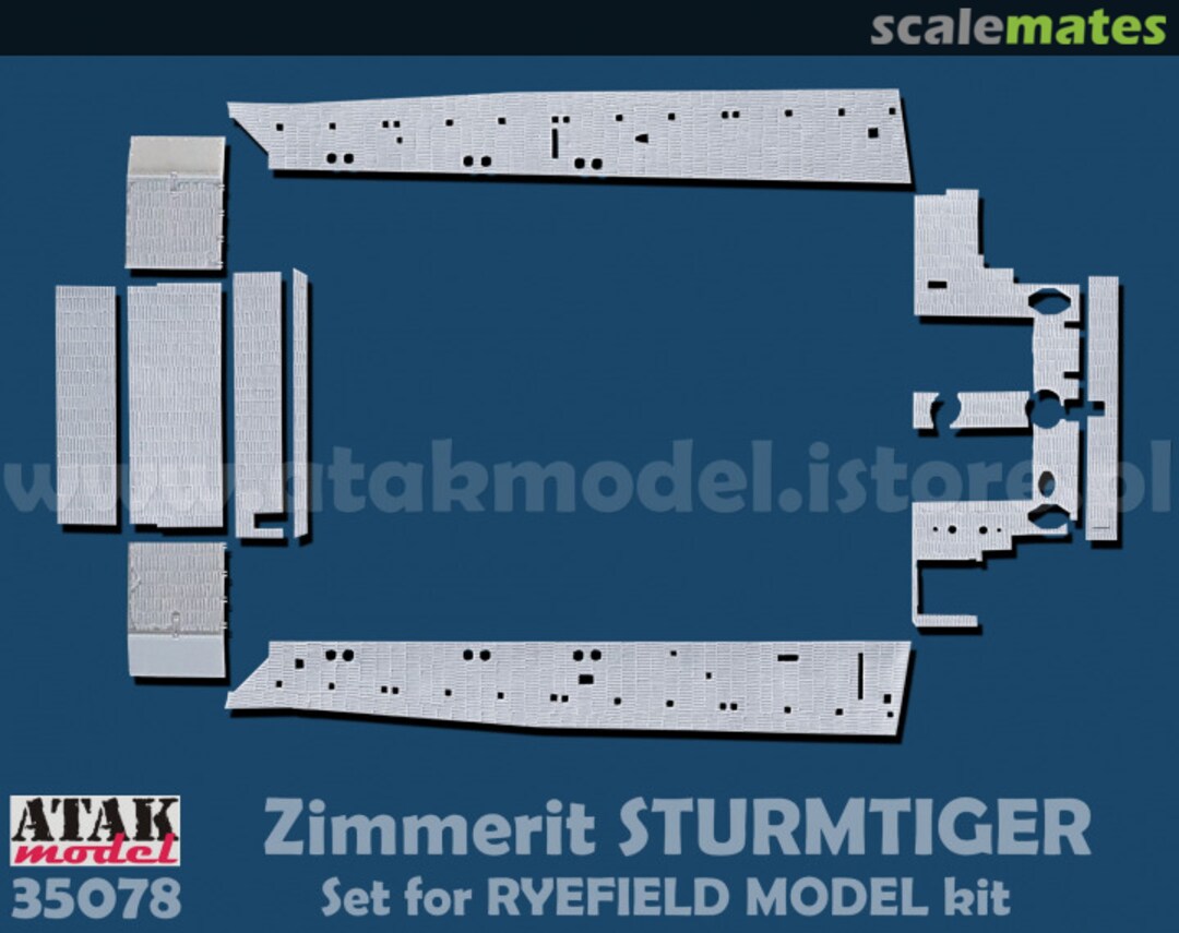 Boxart Zimmerit STURMTIGER 35078 Atak Model