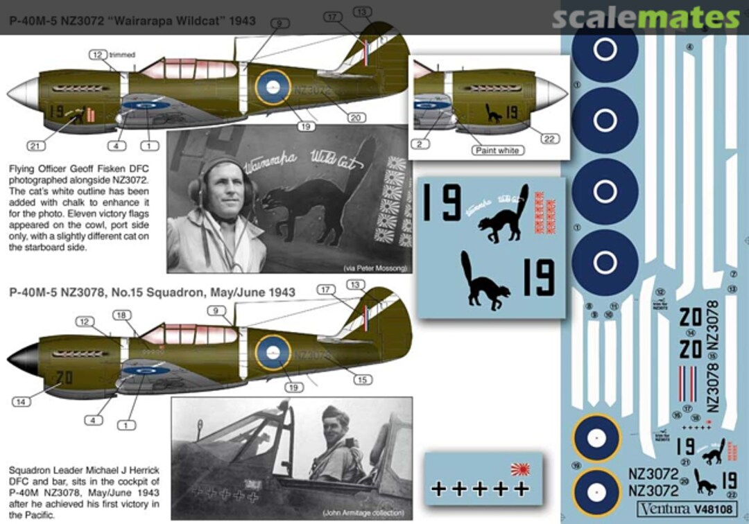 Boxart RNZAF P-40s V48108 Ventura