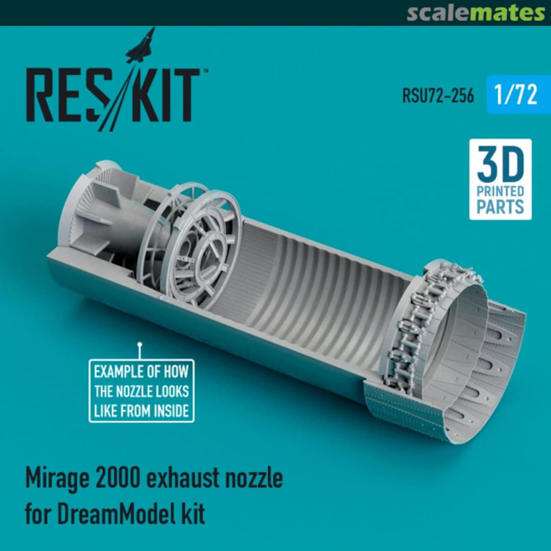 Boxart Mirage 2000 exhaust nozzle RSU72-0256 ResKit