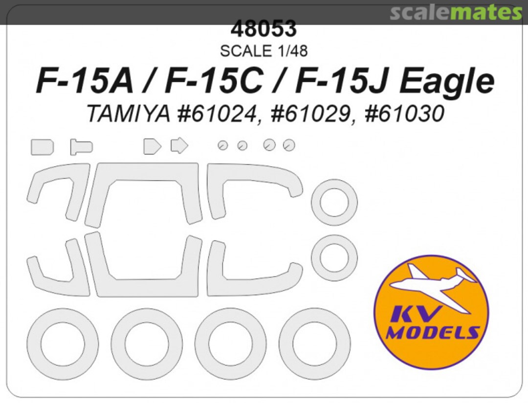 Boxart F-15A/C/J Eagle 48053 KV Models