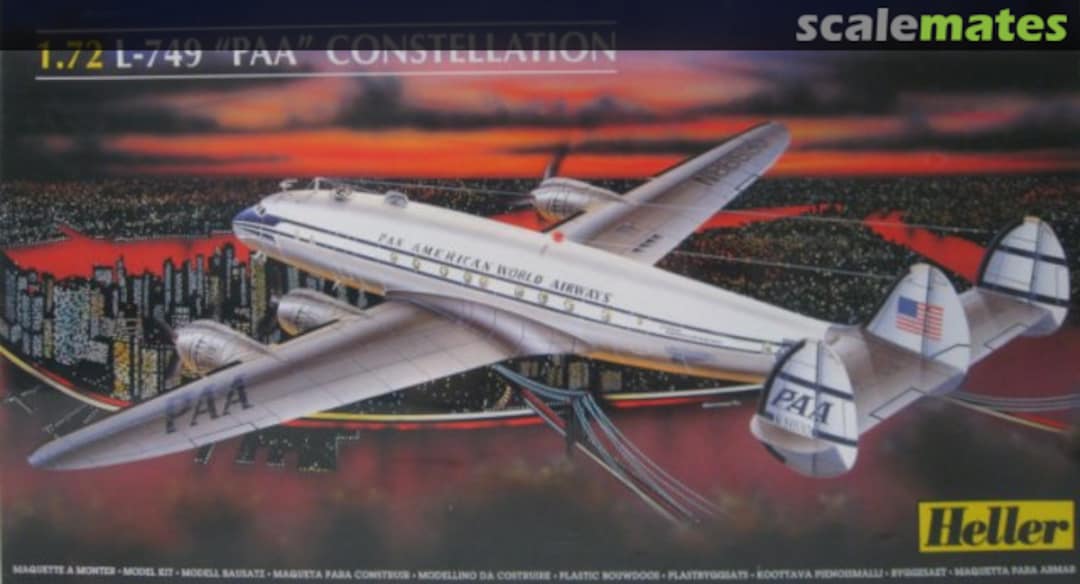 Boxart L-749 "PAA" Constellation 80381 Heller