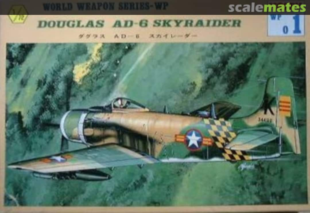 Boxart Douglas AD-6 Skyraider WP01 Tsukuda Hobby