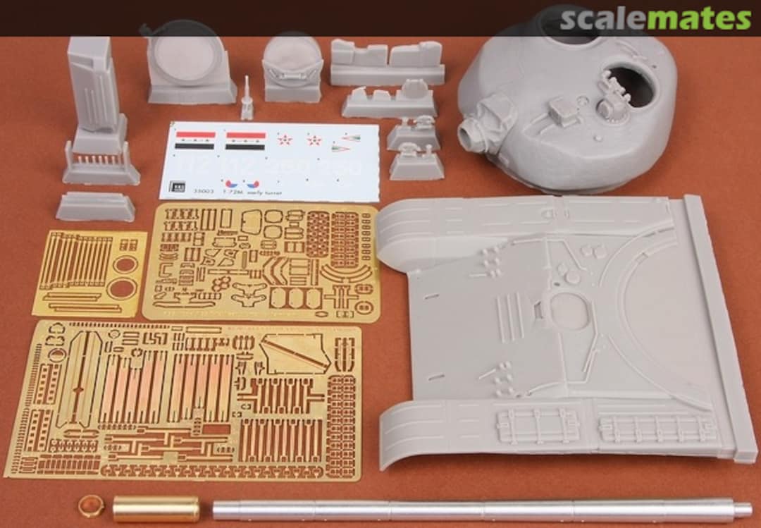 Boxart T-72M early detail set for Tamiya SBS001 SBS Model