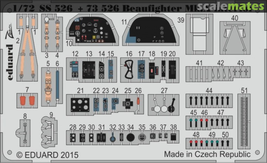 Boxart Bristol Beaufighter Mk.X interior S.A. SS526 Eduard