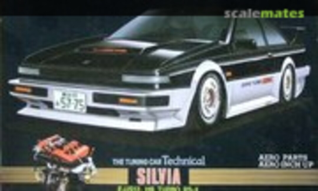 1:24 The Tunning Car Technical Silvia E-US12, HB Turbo RS-X (Aoshima 87051-1)