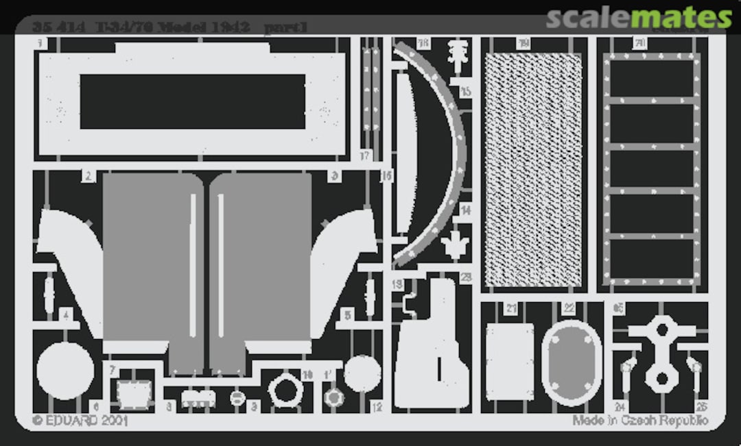 Boxart T-34/76 1942 35414 Eduard