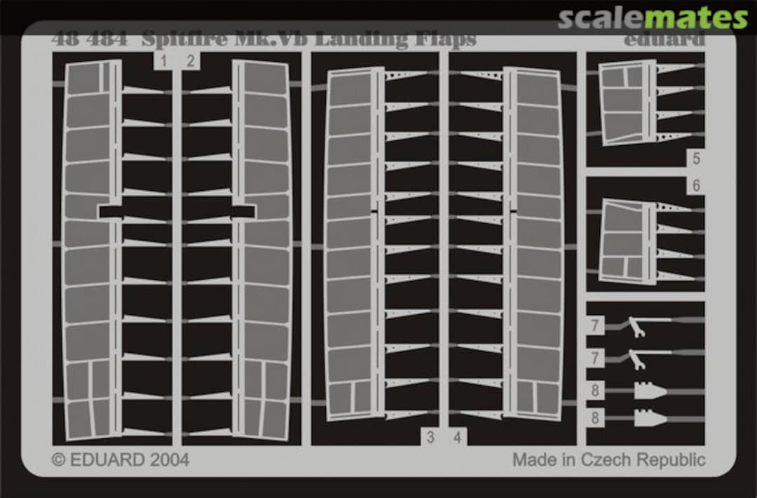 Boxart Spitfire Mk.Vb landing flaps 48484 Eduard