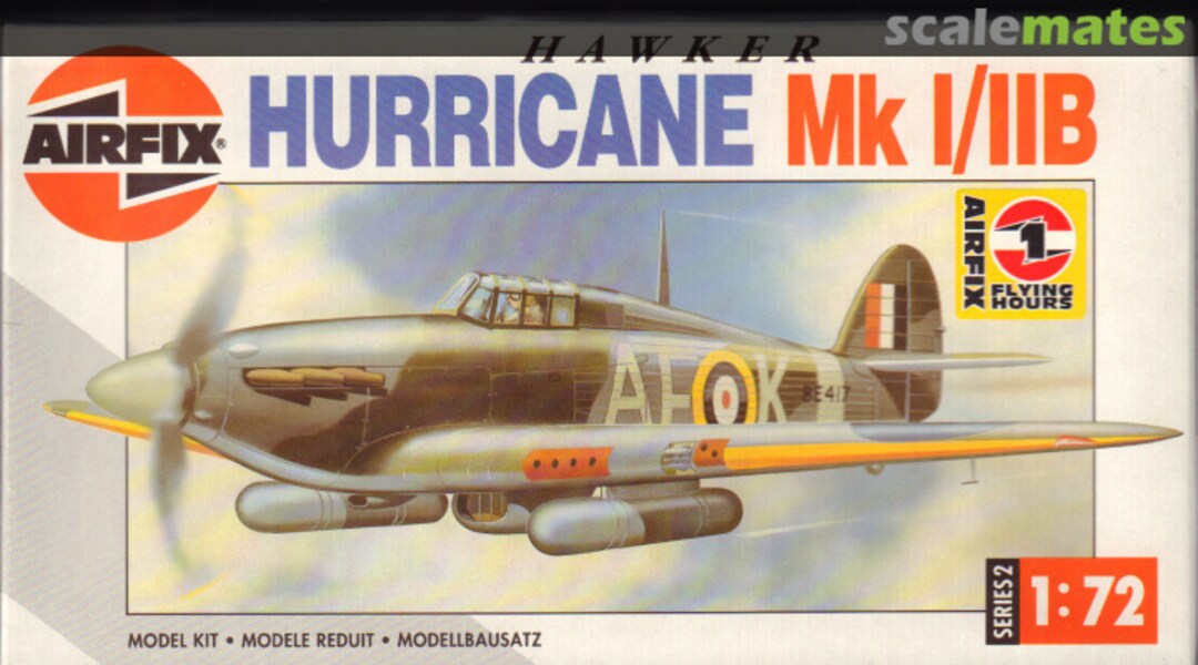 Boxart Hawker Hurricane Mk I/IIB 02042 Airfix