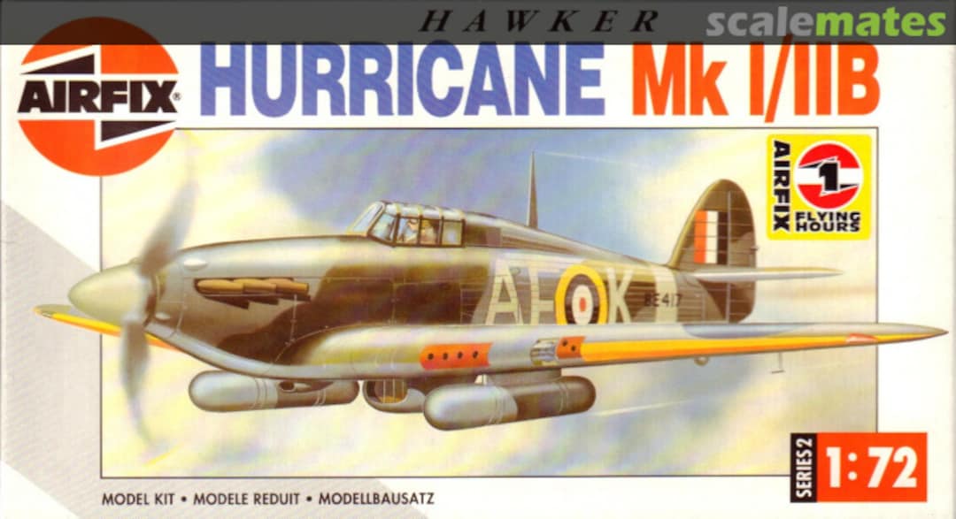 Boxart Hawker Hurricane Mk I/IIB 02042 Airfix