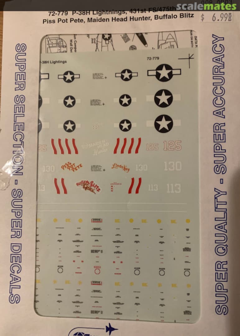 Boxart P-38H Lightnings 72-779 SuperScale International