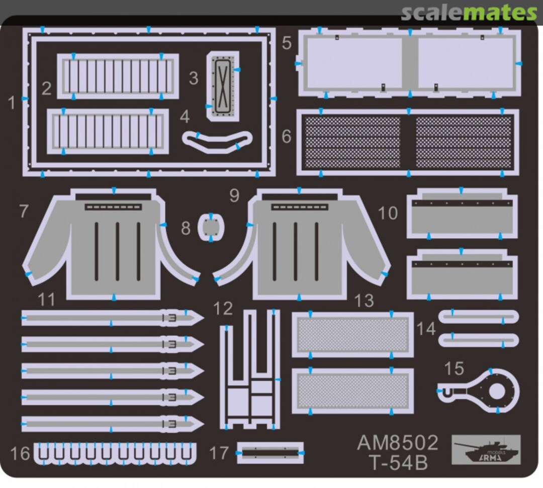 Boxart T-54B AM8502 Arma Models