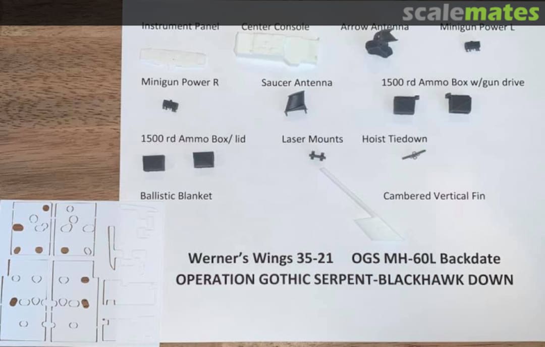 Boxart OGS MH-60L Backdate 35-21 Werner's Wings