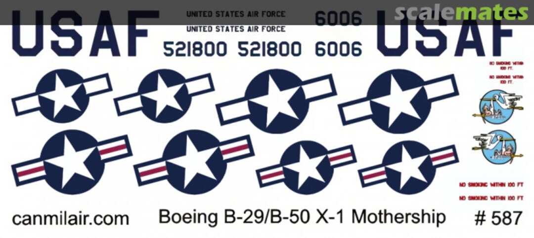 Boxart Boeing B-29/B-50 X1 Mothership 587 CanMilAir