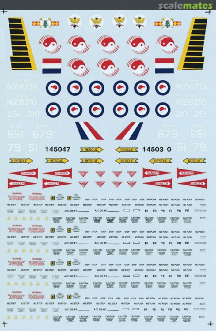 Boxart A-4K/TA-4K & A-4S/TA-4S Skyhawk 48-0214 SuperScale International