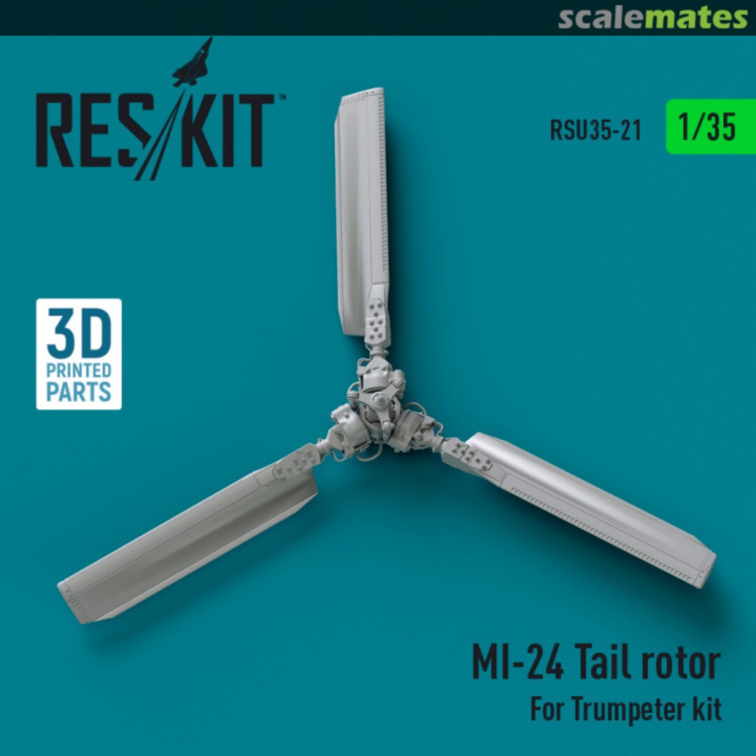 Boxart Mi-24 tail rotor for Trumpeter kit (3D printed) RSU35-0021 ResKit