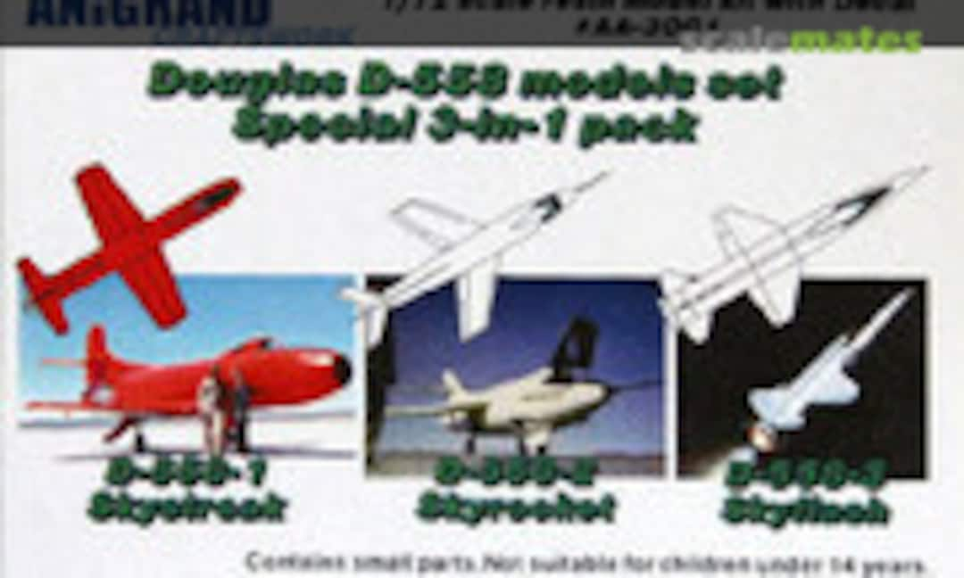 1:72 Douglas D-558s &quot;3-in-1&quot; special pack (Anigrand Craftswork AA-3001)