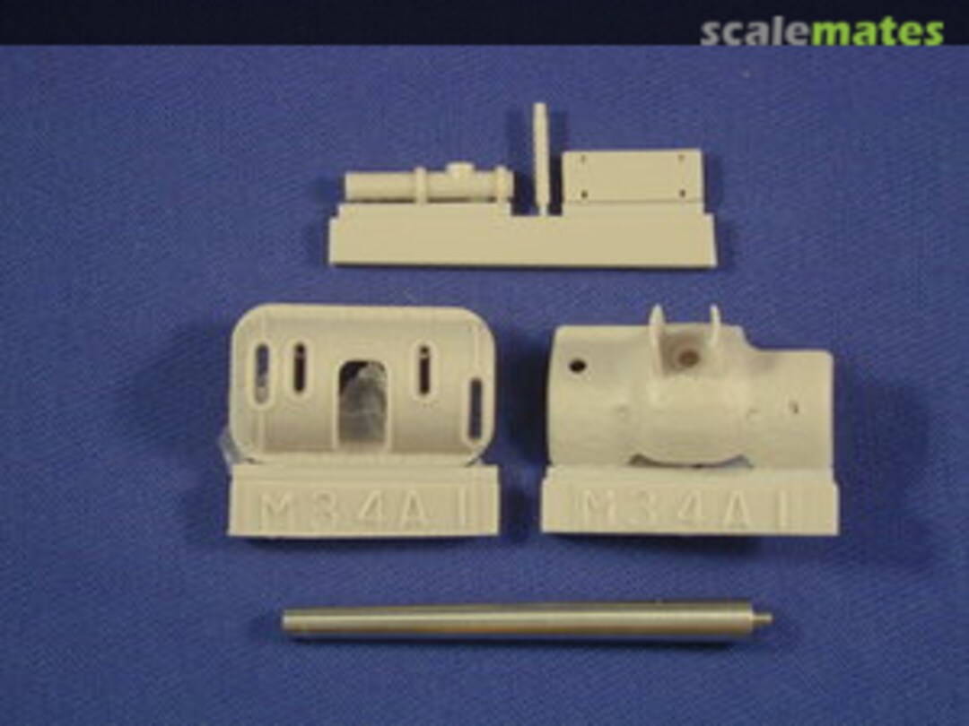 Boxart M34A1 Mantlet with Side Bolts and Turned Barrel 35-75133 The New TMD