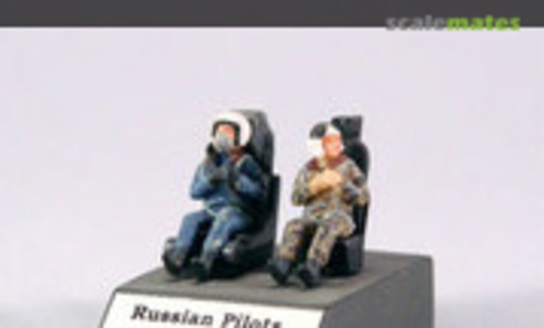 1:72 Russian Pilots seated in a/c (MiG-21, 29, Sukhoi) (PJ Production 721113)