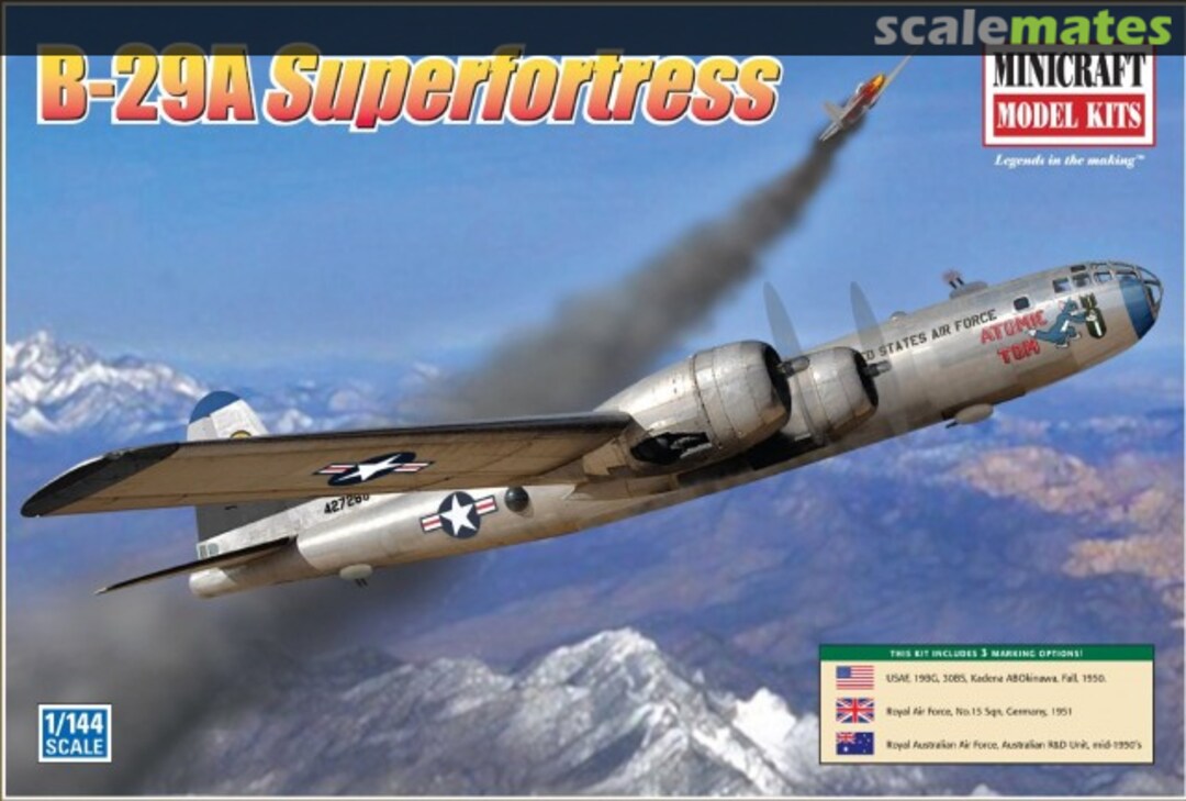 Boxart B-29A Superfortress 14609 Minicraft Model Kits