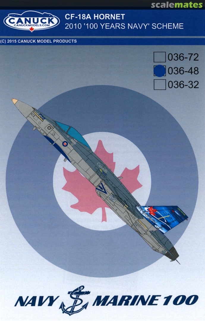 Boxart CF-18A Hornet 036-48 Canuck Model Products